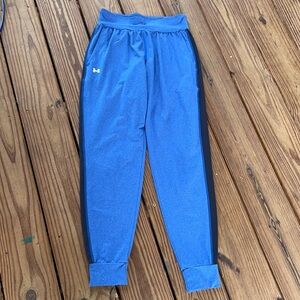 Under Armour Ladies Blue Side Stripe Joggers